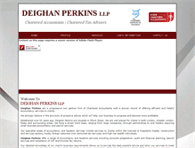 Tablet Screenshot of deighanperkins.com